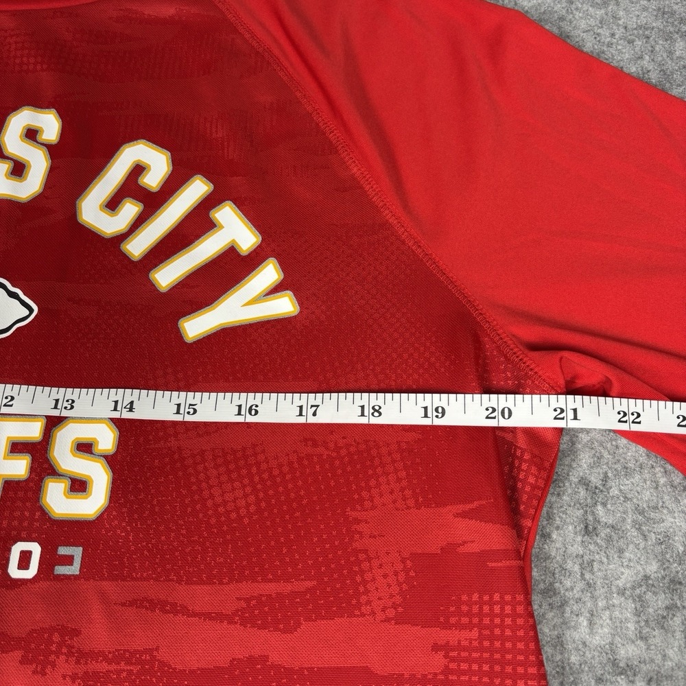 Fanatics Kansas City Chiefs Hail Mary Raglan T-Shirt Est. 1960 Large - Picture 4 of 7